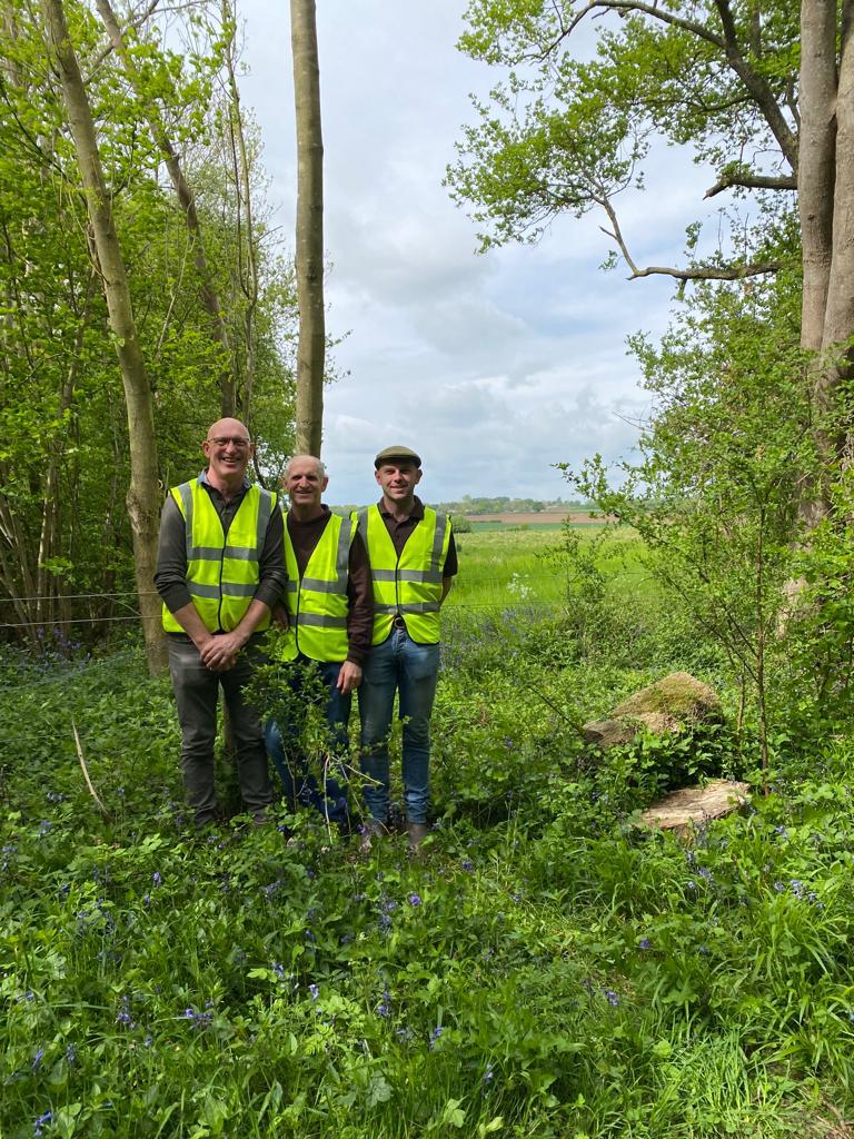 directors visiting foxley wood 